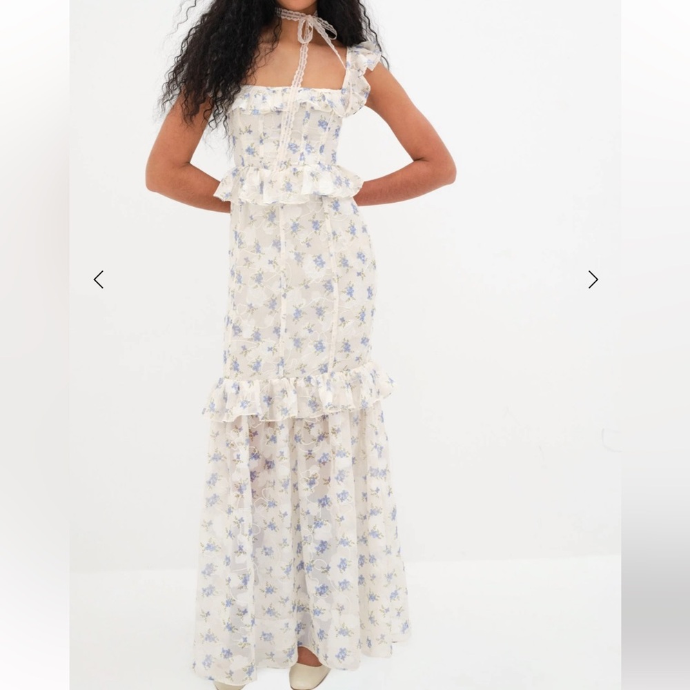 For Love and Lemons Edith Maxi Dress
